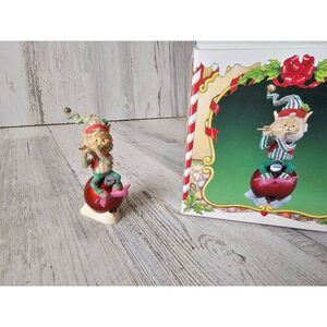 Enesco tiddles elf ornament Sandi zimnicki North Pole village figurine vintage r